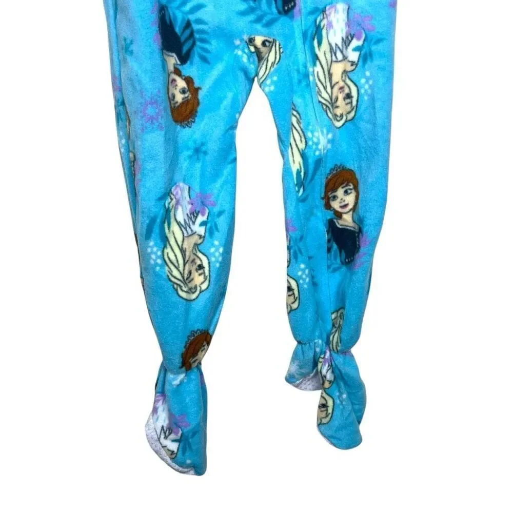 NEW Disney Frozen Fleece Blanket Sleeper Elsa & Anna Size 3T